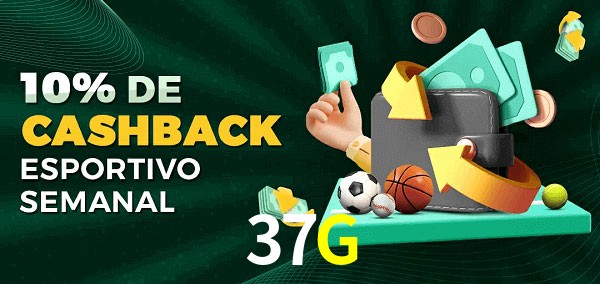 10% de bônus de cashback na 37G
